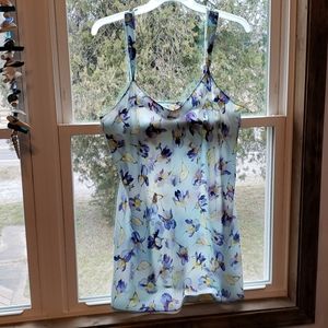 Blue flowered nightie XL